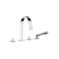 MEM Deck-mounted tub mixer, with hand shower set for deck-mounted tub installation - Stellar Hardware and Bath 