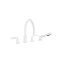 Tara Deck-mounted tub mixer, with hand shower set for deck-mounted tub installation - Stellar Hardware and Bath 