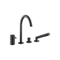 Meta Deck-mounted tub mixer, with hand shower set for deck-mounted tub installation - Stellar Hardware and Bath 