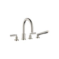Tara Deck-mounted tub mixer, with hand shower set for deck-mounted tub installation - Stellar Hardware and Bath 