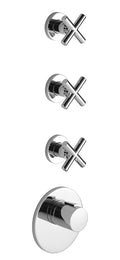 Tara xTOOL thermostat with three volume controls - Stellar Hardware and Bath 