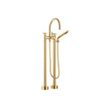Tara Two-hole tub mixer for freestanding installation with hand shower set - Stellar Hardware and Bath 