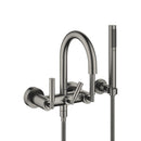 Tara Tub mixer for wall-mounted installation with hand shower set - Stellar Hardware and Bath 
