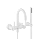 Tara Tub mixer for wall-mounted installation with hand shower set - Stellar Hardware and Bath 