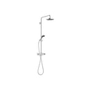 Meta Exposed shower set with shower thermostat without hand shower - Stellar Hardware and Bath 