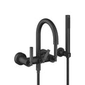 Tara Tub mixer for wall-mounted installation with hand shower set - Stellar Hardware and Bath 