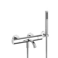 Meta Tub thermostat for wall-mounted installation with hand shower set - Stellar Hardware and Bath 