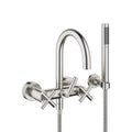 Tara Tub mixer for wall-mounted installation with hand shower set - Stellar Hardware and Bath 