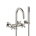 Tara Tub mixer for wall-mounted installation with hand shower set - Stellar Hardware and Bath 