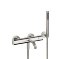 Meta Tub thermostat for wall-mounted installation with hand shower set - Stellar Hardware and Bath 