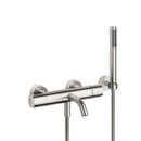 Meta Tub thermostat for wall-mounted installation with hand shower set - Stellar Hardware and Bath 
