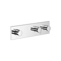 Symetrics Volume Control with two volume controls with diverter for wall-mounted installation - Stellar Hardware and Bath 