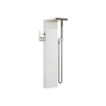CL.1 Single-lever tub mixer with cascade spout for freestanding installation with hand shower set - Stellar Hardware and Bath 