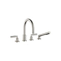 Tara Deck-mounted tub mixer, with hand shower set for deck-mounted tub installation - Stellar Hardware and Bath 