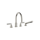 Tara Deck-mounted tub mixer, with hand shower set for deck-mounted tub installation - Stellar Hardware and Bath 
