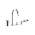 Meta Deck-mounted tub mixer, with hand shower set for deck-mounted tub installation - Stellar Hardware and Bath 