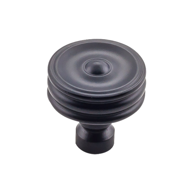 Top Knobs Brixton Ridged Knob 1 1/4 Inch - Stellar Hardware and Bath 