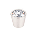 Top Knobs Clear Crystal Center Knob 13/16 Inch  Shell - Stellar Hardware and Bath 