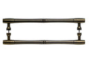 Top Knobs Nouveau Bamboo Door Pull Back to Back 12 Inch - Stellar Hardware and Bath 