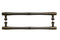 Top Knobs Nouveau Bamboo Door Pull Back to Back 12 Inch - Stellar Hardware and Bath 