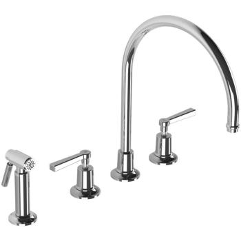 Lefroy Brooks M2-4708 
Fleetwood Kitchen Faucet With Sidespray 13-5/8" H - Stellar Hardware and Bath 