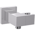 Artos FSC1002 - Adjustable Hand Shower Holder and Outlet Elbow Square - Stellar Hardware and Bath 