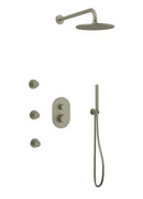 Artos PS128 - Opera Shower Set with Body Jets, Hand Held, Wall Mount Shower Head Round - Stellar Hardware and Bath 