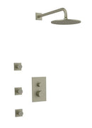 Artos PS133 - Otella Shower Set with Body Jets, Wall Mount Shower Head Round/Square - Stellar Hardware and Bath 