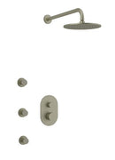 Artos PS132 - Opera Shower Set with Body Jets, Wall Mount Shower Head Round - Stellar Hardware and Bath 