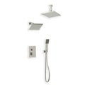 Artos PS107 - Milan Shower Set with Handheld, Wall Mount Shower Head, Ceiling Mount Shower Head Square - Stellar Hardware and Bath 