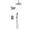 Artos PS110 - Safire Shower Set with Handheld, Wall Mount Shower Head, Ceiling Mount Shower Head - Stellar Hardware and Bath 