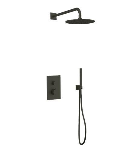 Artos PS141 - Otella Shower Set with Hand Held, Wall Mount Shower Head Round/Square - Stellar Hardware and Bath 