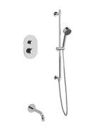 Artos PS148 - Opera Shower Set with Hand Held, Tub Filler Round - Stellar Hardware and Bath 