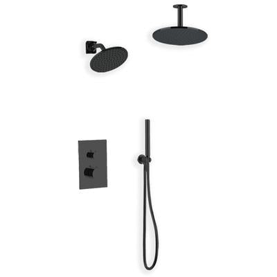 Artos PS109 - Otella Shower Set with Handheld, Wall Mount Shower Head, Ceiling Mount Shower Head Round & Square - Stellar Hardware and Bath 