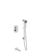 Artos PS150 - Safire Shower Set with Slide Bar, Tub Filler Curved - Stellar Hardware and Bath 