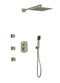 Artos PS130 - Safire Shower Set with Body Jets, Tub Filler, Wall Mount Shower Head Curved - Stellar Hardware and Bath 