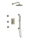 Artos PS125 - Otella Shower Set with Body Jets, Slide Bar, Wall Mount Shower Head Round/Square - Stellar Hardware and Bath 