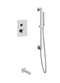 Artos PS149 - Otella Shower Set with Slide Bar, Tub Filler Round/Square - Stellar Hardware and Bath 