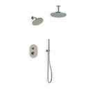 Artos PS108 - Opera Shower Set with Handheld, Wall Mount Shower Head, Ceiling Mount Shower Head Round - Stellar Hardware and Bath 