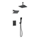 Artos PS107 - Milan Shower Set with Handheld, Wall Mount Shower Head, Ceiling Mount Shower Head Square - Stellar Hardware and Bath 