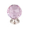 Top Knobs Pink Crystal Knob 1 3/8 Inch  Base - Stellar Hardware and Bath 