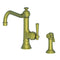 Newport Brass 2470-5313 Jacobean Single Handle Kitchen Faucet with Side Spray - Stellar Hardware and Bath 