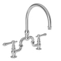 Newport Brass 9463 Chesterfield High-Arc Bridge Kitchen Faucet - Stellar Hardware and Bath 