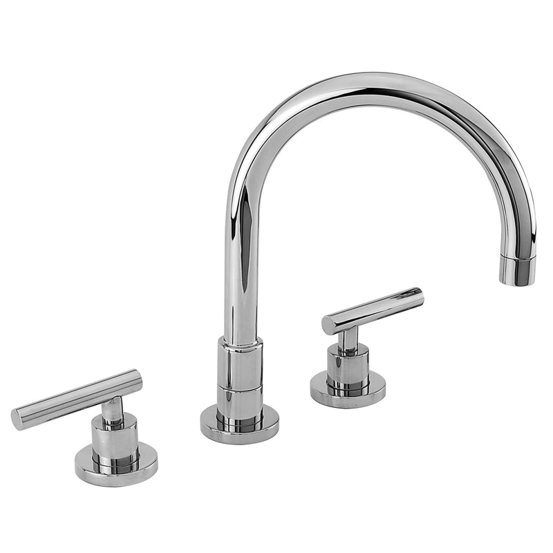 Newport Brass 9901L East Linear Double Handle Widespread Kitchen Faucet with Lever Handles - Stellar Hardware and Bath 