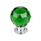 Top Knobs Green Crystal Knob 1 3/8 Inch  Base - Stellar Hardware and Bath 