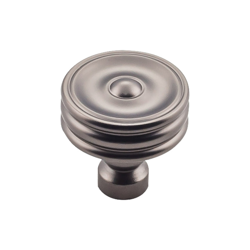 Top Knobs Brixton Ridged Knob 1 1/4 Inch - Stellar Hardware and Bath 