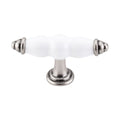 Top Knobs Ceramic THandle 3 3/8 Inch - Stellar Hardware and Bath 