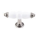 Top Knobs Ceramic THandle 3 3/8 Inch - Stellar Hardware and Bath 