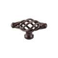 Top Knobs Oval Small Twist Knob 2 1/8 Inch - Stellar Hardware and Bath 