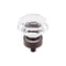 Top Knobs Clear Octagon Crystal Knob 1 3/8 Inch  Base - Stellar Hardware and Bath 